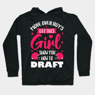 Fantasy Football Draft Party Kit Real Women Cute Sport Hoodie